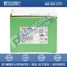Schneider TM221CE24R Modicon M221 Logic Controller, 24 I/O, Ethernet, Brand New picture