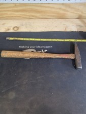 Vintage Stanley Masons Hammer Pick 5 in Head Steel Wood Handle picture