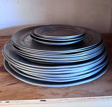 Lot of 22 Aluminum Pizza Pans 8”–17” Commercial Restaurant Baking Trays picture