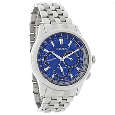 Citizen Eco-Drive Calendrier Men's Calendrier Blue Dial Watch BU2021-51L picture