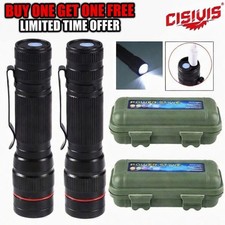 35000000 lumens Small LED Mini Flashlight Pocket Super Bright Torch Rechargeable picture