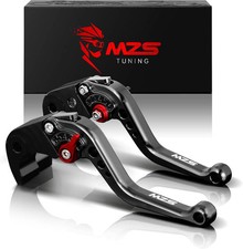 MZS Black Motorcycle Brake Clutch Levers Adjustable Short CNC Set picture