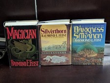 Raymond E Feist Riftwar Saga 1-3 HC BCE Set Magician Silverthorn Sethanon 1982 picture