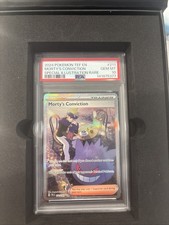 Pokemon Morty's Conviction Temporal Forces Special Illustration Rare #211 PSA 10 picture