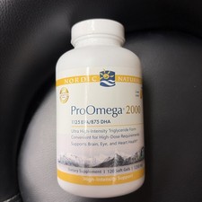 Proomega 2000, Lemon Flavor - 120 Soft Gels - 2150 Mg Omega-3 picture