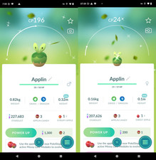 ✨ Pokémon P.T.C Go - Shiny Applin | Normal | XXL - XXS picture