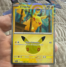 Pokemon TCG Pikachu 036/128 Scarlet & Violet 151 Holo Rare English picture