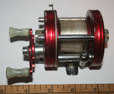Vintage ABU Ambassadeur 5000 3 Screw Red Fishing Reel-Sweden-Well USED picture