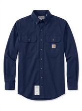 Carhartt Long Sleeve FR Fire Resistant Shirt blue picture