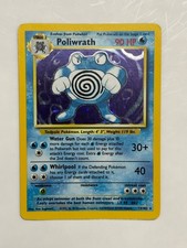 Poliwrath Pokémon TCG Base Set 13/102 Rare Holo Foil vintage WOTC picture