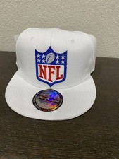 NFL SHIELD HEAD REFEREE OFFICIALS GAMEDAY HAT CAP WHITE ADJUSTABLE SNAPBACK NEW picture