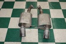 11-14 Mustang 5.0L Motor Engine Set Borla Pair LH RH Exhaust Mufflers Axle Back picture
