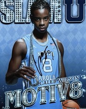 Caleb Wilson North Carolina Basketball Signed SLAM 8x10 Photo Autograph COA picture