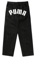 PUMA x Asap A$AP Rocky  Printed Denim Pants Black Jeans 633396 01 Men's Size 32 picture