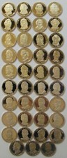 2007 S-2016 S ~ 39 PRESIDENTIAL PROOF DOLLARS COMPLETE SET COLLECTION US COINS picture