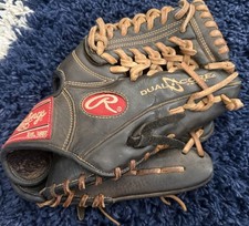 Rawlings Dual Core Heart Of The Hide - PRO112PT Exclusive Trap-Eze Black Leather picture