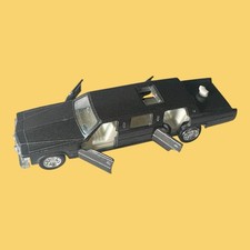 KINTOY Black Stretch Limousine Diecast 5 Inch Opening Doors Sunroof Vintage picture