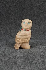 Owl Zuni Fetish Carving - Douglas Martza picture