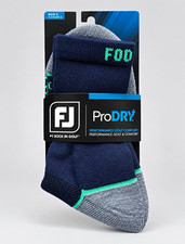 FootJoy ProDry Golf Socks Moisture Control Navy/Gray/Green 7-12 11590-1173 picture