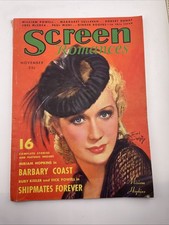 Screen Romances Magazine, November 1935 Miriam Hopkins Cover #08 picture