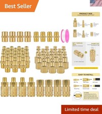 45pcs,Air Hose Fittings,Quick Connect Hose Fittings,Npt 1/4