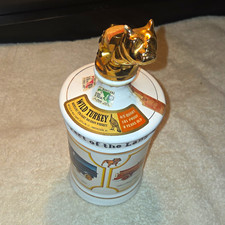 ​Vintage 1975 Wild Turkey Bourbon Mack Trucks 75th Anniversary Gold BulldogEmpty picture