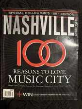 NASHVILLE LIFESTYLE’S SPECIAL COLLECTOR’S EDITION    March 2011. Rare picture