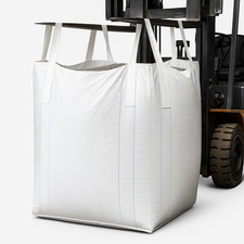 FIBC Super Sack Bulk Bag, 1 Ton, 2200 Lb, Polypropylene, 2 Pack picture