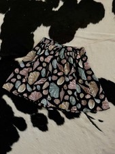 Vintage Women’s Jonathan Martin Rayon Shell Print Skater Skirt Size XS 25” Waist picture