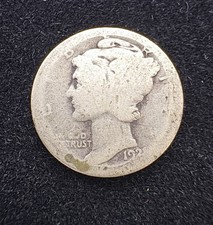 1921 Mercury Dime Scarce Semi-Key Date - Silver Coin Fast Shipping picture