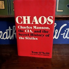 Chaos Charles Manson CIA Secret History Tom O’Neill HC/DJ 1st Edition/ 1st Print picture