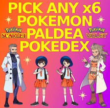 PICK ANY x6✨SHINY✨OR NOT- CUSTOM POKEMON 6IV EGG COMPETITIVE TEAM SCARLET VIOLET picture