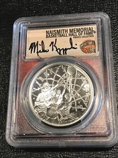 PCGS PR70DCAM 2020 FDOI AUTO COACH K MIKE KRZYZEWSKI AUTOGRAPH-BASKETBALL SILVER picture
