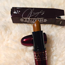 M·A·C AALIYAH Creme Satin Stick Lipstick Shade Try Again Brown Limited Edition picture