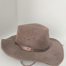 Outback Trading Co Gold Dust Canvas Western Cowboy Hat Brown Small 1478 picture