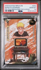 2025 Kayou NRSA EN Naruto Uzumaki PR-PSA Magazine Exclusive PSA 10 Gem Mint #003 picture