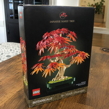 LEGO Botanicals Japanese Red Maple Bonsai Tree Complete Set 474 Piece (10348) picture
