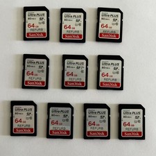 SanDisk 64GB Ultra PLUS SD Memory Card, Class 10/UHS-1, 80MB/S HIGH Performance picture
