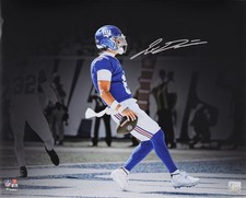 Jaxson Dart Signed 16x20 New York Giants Photo Fanatics picture