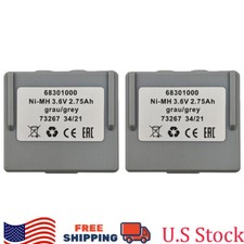 2PCS 68301000 3.6V 2750mAh NI-MH Battery Replace for 68300900 Rechargeable US picture