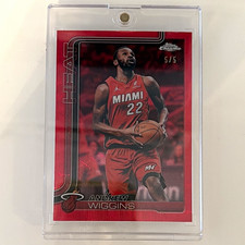 Topps Chrome 2024-25 Andrew Wiggins Miami Heat #128 Serial #5/5 Basketball picture