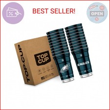 Top Cup NFL Philadelphia Eagles 20 oz Reusable Aluminum Cups 20 Count | Official picture