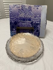 Vintage Set of 4 Luminarc Melanie Dinner Plates 10-3/4 inch in Original Box picture