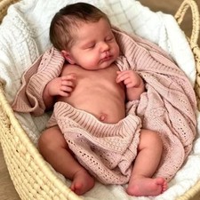 Anano Full Silicone Baby Doll 20 Inch Reborn Baby Dolls Silicone Full Body Girl, picture