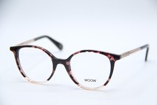 NEW WOOW LAST CALL 1 COL.6023 PINK GOLD TORT AUTHENTIC DESIGNER EYEGLASSES 48-19 picture