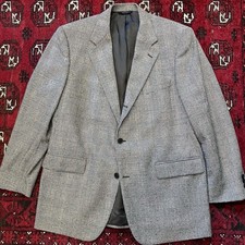 Brooks Brothers 42R Loro Piana Wool Glen Plaid 3/2 Roll Sack Sport Coat Italy  picture
