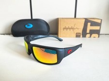 Costa Del Mar FANTAIL Matte Black Frame/Orange 580P Polarized Lenses picture