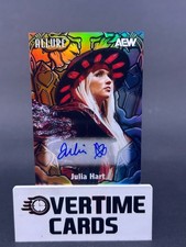 2026 Upper Deck Allure AEW Julia Hart Full Rainbow Color Flow Autograph #CFR-2 picture