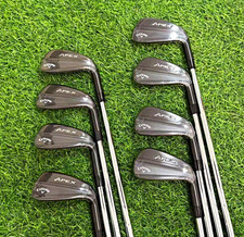 Callaway Apex Ti Fusion 6-Club Iron Set 5-PW Right-Handed RH Steel Black/Silver picture