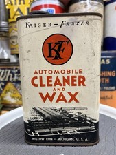 Vintage Kaiser - Frazer Auto Wax Can  - Full picture